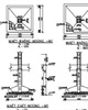 01 - Sectional drawings of footing of construction items, scale 1/50